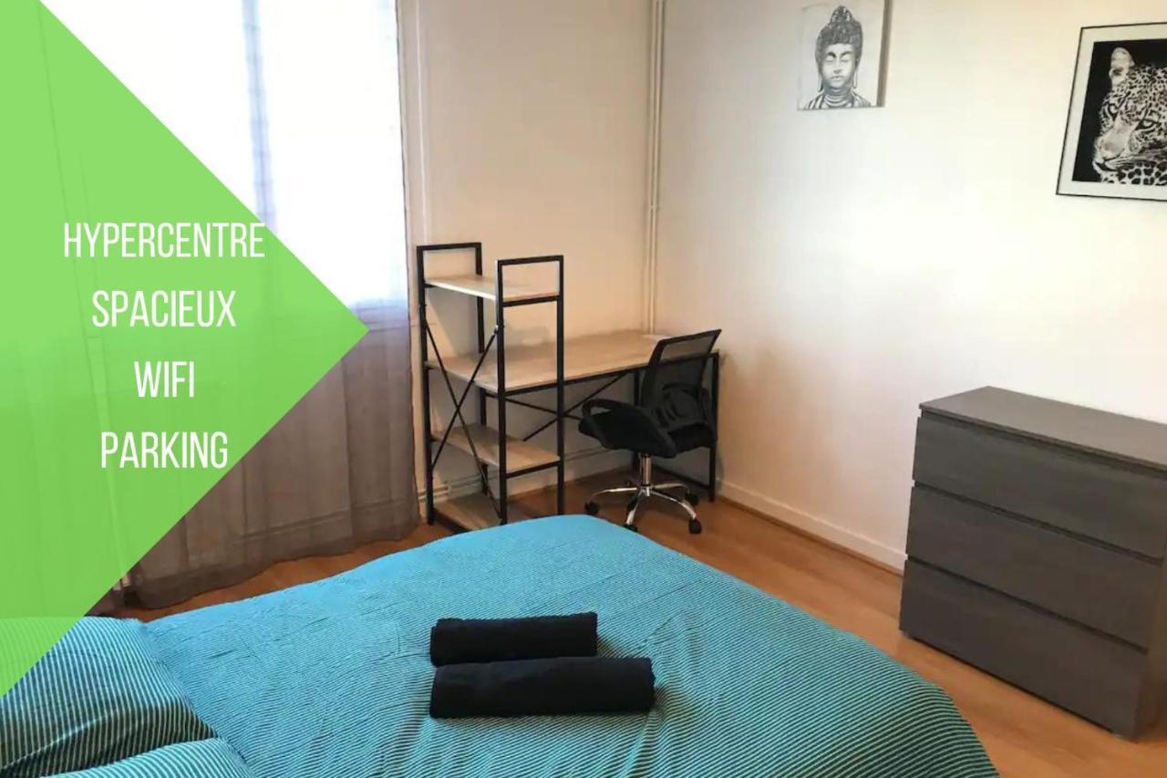 Le Voltaire -2 Chambres- 70M2- Hypercentre-Parking-Wifi Fibre- Nouvelle Literie Tarbes Exterior photo