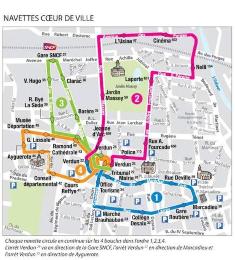 Le Voltaire -2 Chambres- 70M2- Hypercentre-Parking-Wifi Fibre- Nouvelle Literie Tarbes Exterior photo