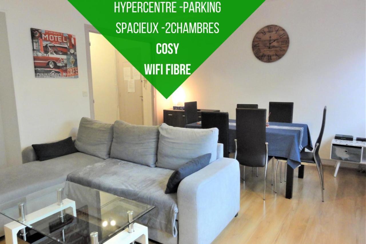 Le Voltaire -2 Chambres- 70M2- Hypercentre-Parking-Wifi Fibre- Nouvelle Literie Tarbes Exterior photo
