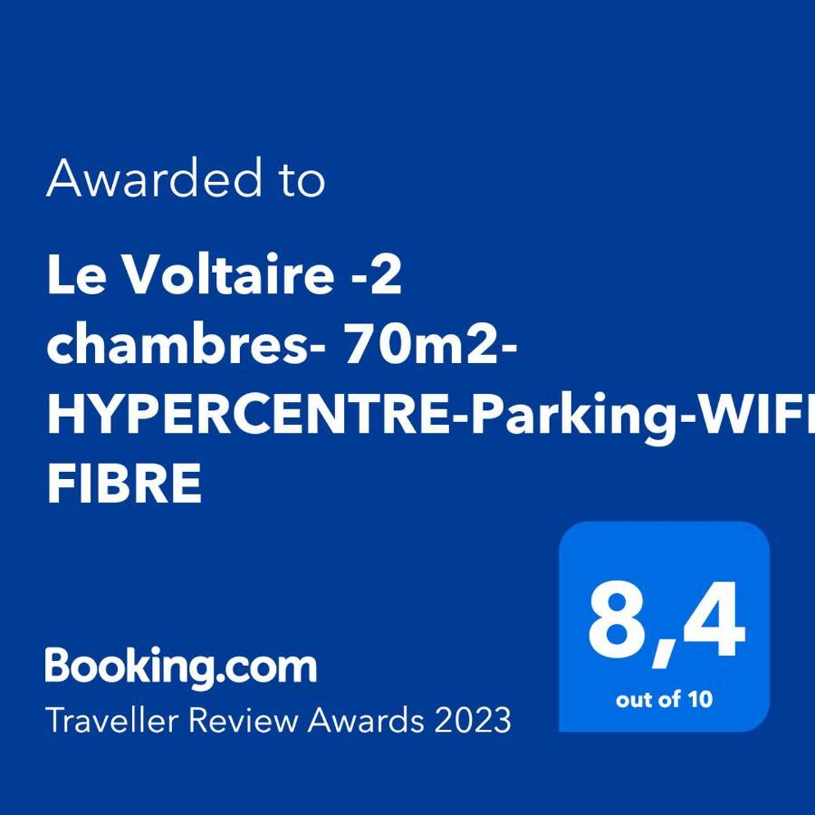 Le Voltaire -2 Chambres- 70M2- Hypercentre-Parking-Wifi Fibre- Nouvelle Literie Tarbes Exterior photo
